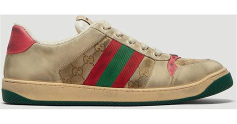 new gucci trainers dirty|Gawk at Gucci’s New Dirty Screener Sneaker .